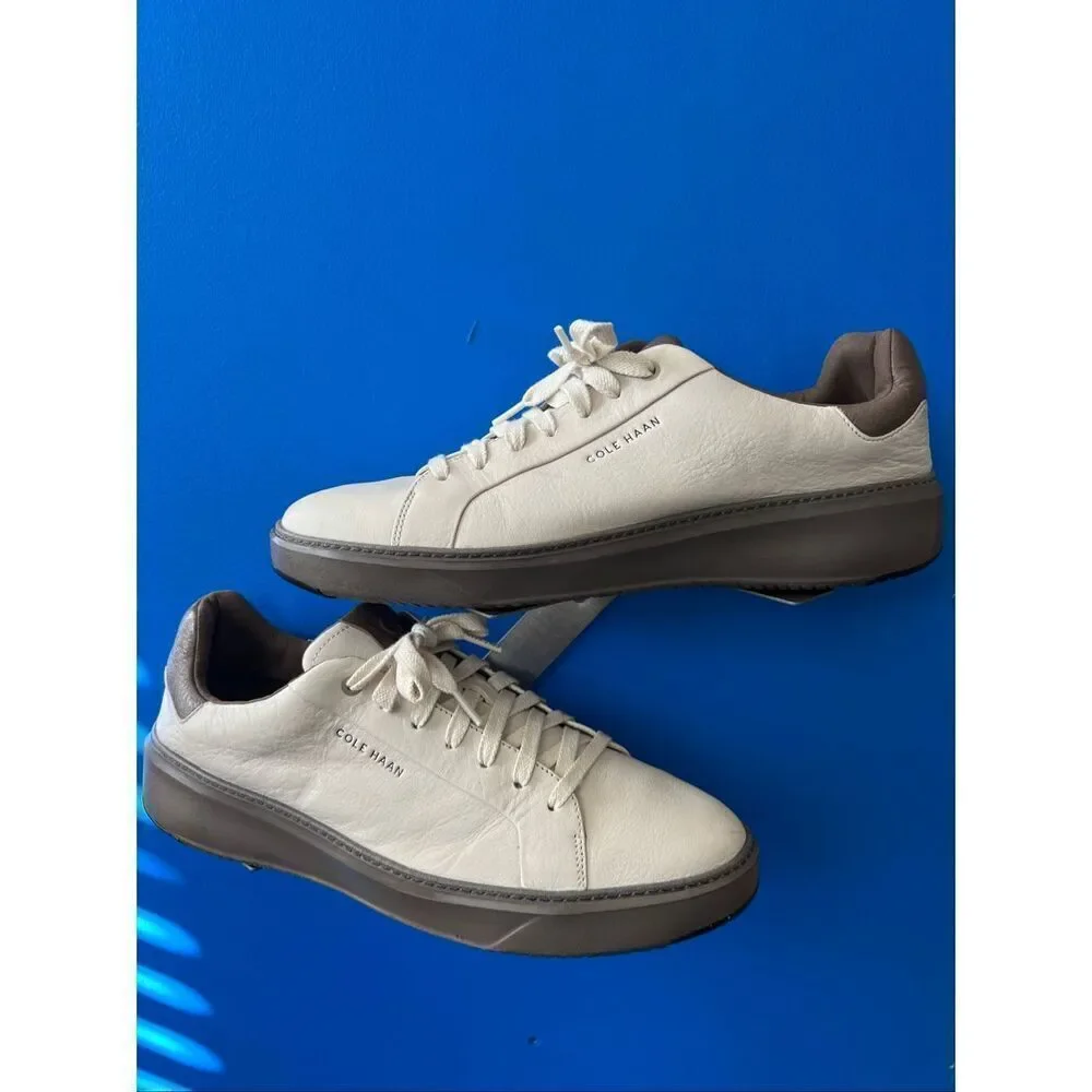 COLE HAAN Crosscourt Premier Men's Size US 13  M Silver Lining/Truffle new